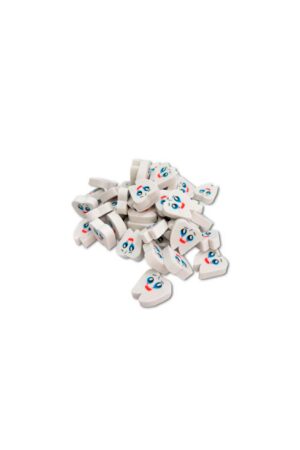 Borrachas Brancas Kike Toys - 100 uni.