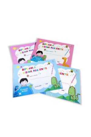 Diploma Sortido Melhor Paciente Kike Toys - 20 uni.